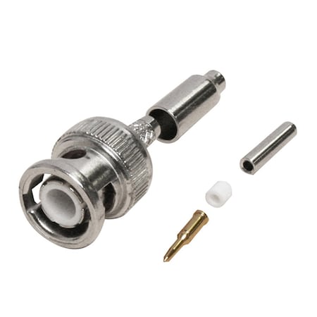 Quest Technology International BNC (Male) Connector, 50 Ohm - 5Pc-Crimp-On, Rg-174 Pvc CBN-3116